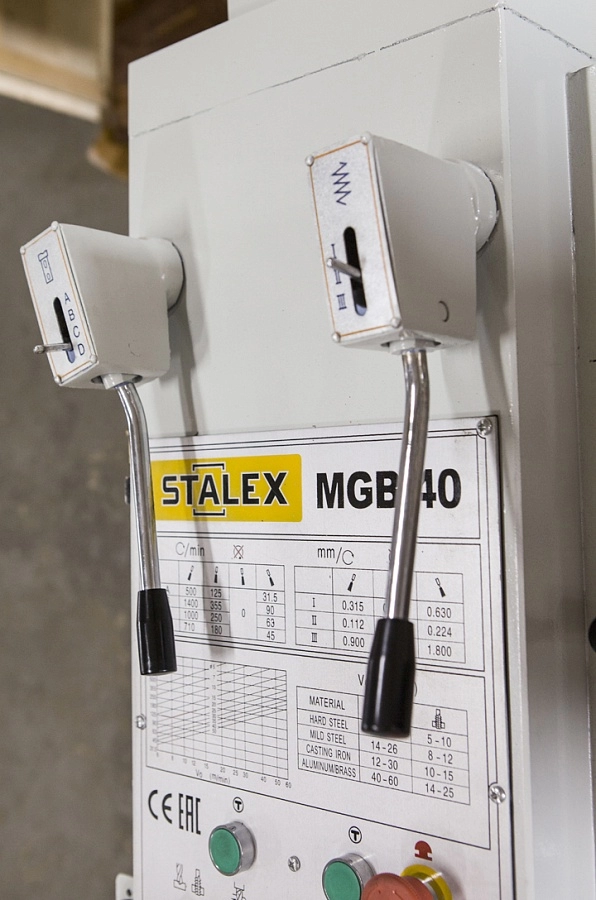 Станок сверлильный тяжелый STALEX MGB40